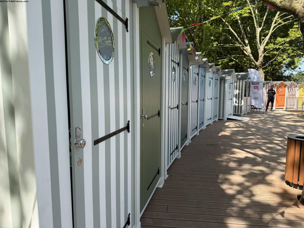 Our first swim in River Marne